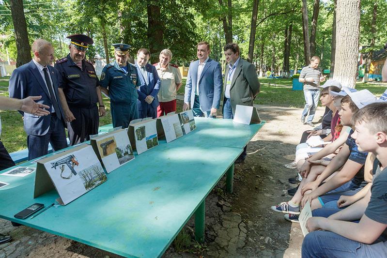 Начальник Управления Росгвардии по Тульской области проверил уровень обеспечения безопасности в детских оздоровительных лагерях