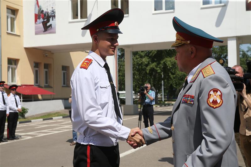 В Московском президентском кадетском училище Росгвардии состоялся выпуск кадет (видео)