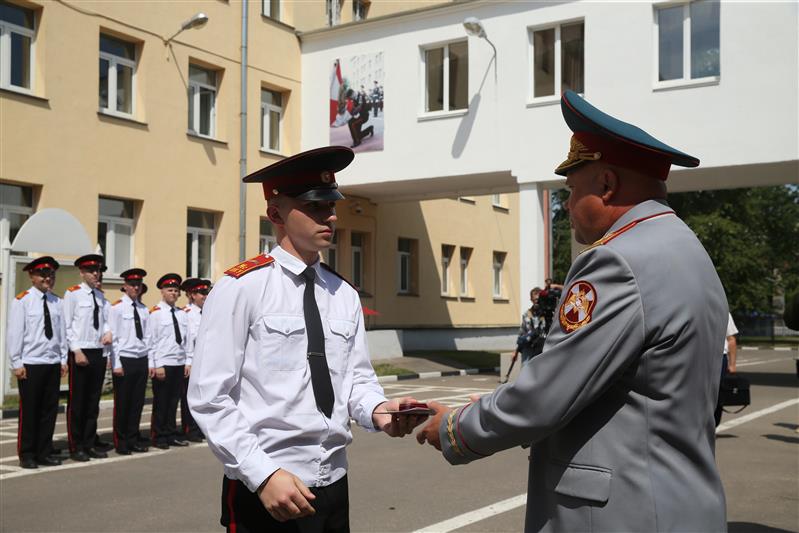 В Московском президентском кадетском училище Росгвардии состоялся выпуск кадет (видео)