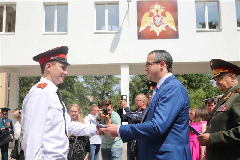 В Московском президентском кадетском училище Росгвардии состоялся выпуск кадет (видео)