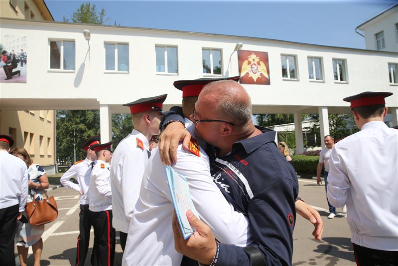 В Московском президентском кадетском училище Росгвардии состоялся выпуск кадет (видео)