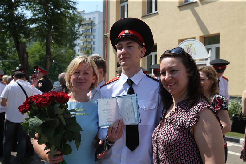 В Московском президентском кадетском училище Росгвардии состоялся выпуск кадет (видео)