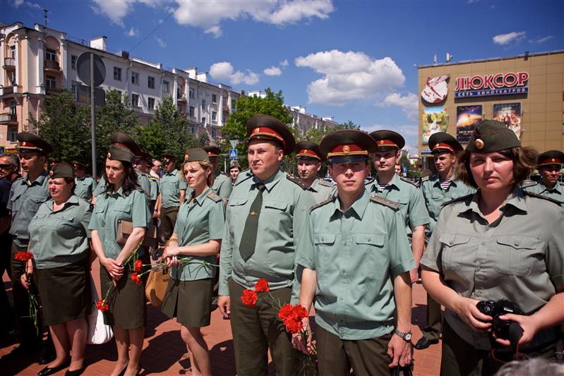 В ОДОН им. Ф.Э. Дзержинского в День памяти и скорби прошел комплекс памятных мероприятий (фото)