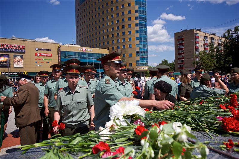 В ОДОН им. Ф.Э. Дзержинского в День памяти и скорби прошел комплекс памятных мероприятий (фото)