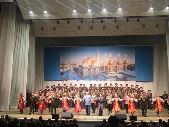 Волгоградцы поздравили Ансамбль песни и пляски Росгвардии с юбилеем (фото, видео)