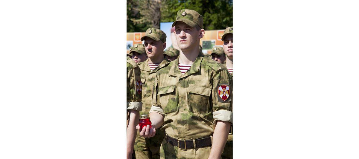 В ОДОН им. Ф.Э. Дзержинского в День памяти и скорби прошел комплекс памятных мероприятий (фото)