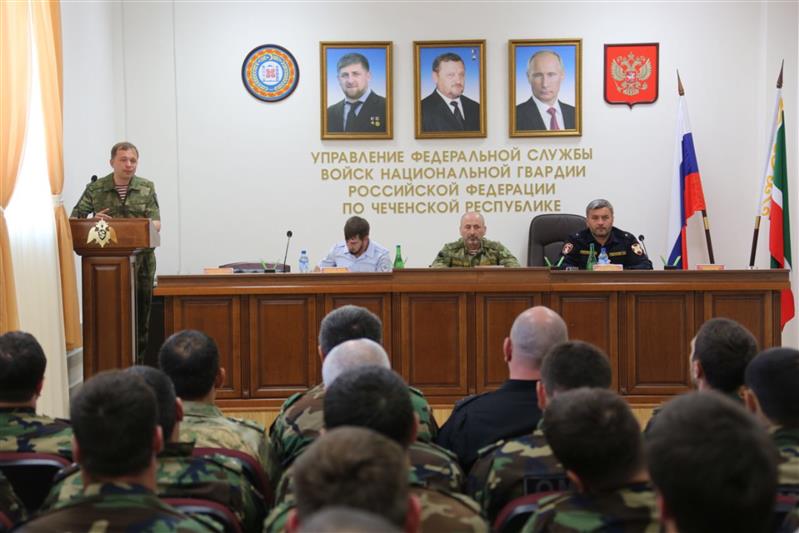 В Управлении Росгвардии по Чеченской Республике прошла конференция по вопросам предупреждения ДТП на личном транспорте