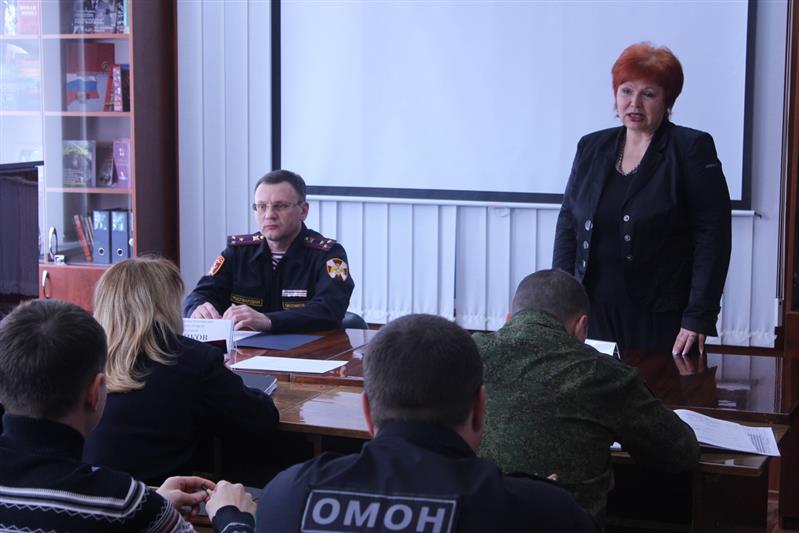 Уполномоченный по правам человека посетила территориальное управление Росгвардии по Архангельской области