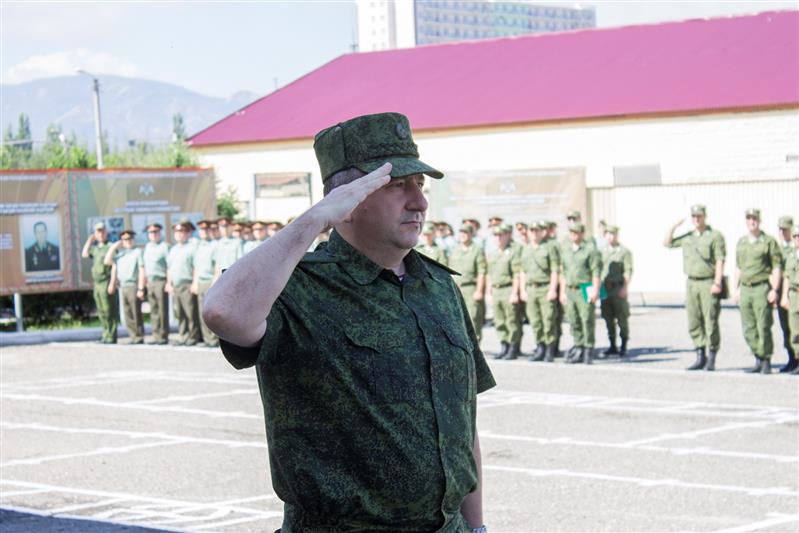 В махачкалинском соединении Росгвардии прошли торжественные мероприятия, посвященные  Дню России 