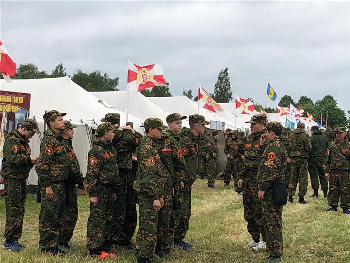 В Подмосковье открылся военно-патриотический лагерь «Ратники Отечества. Бородино-2018»