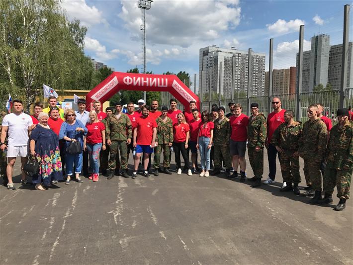 Военнослужащие Росгвардии приняли участие в молодежном спортивном фестивале в Москве, приуроченном к Чемпионату мира по футболу