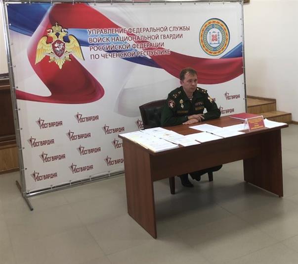 В Управлении Росгвардии по Чеченской Республике прошел смотр-конкурс профессионального мастерства психологов 