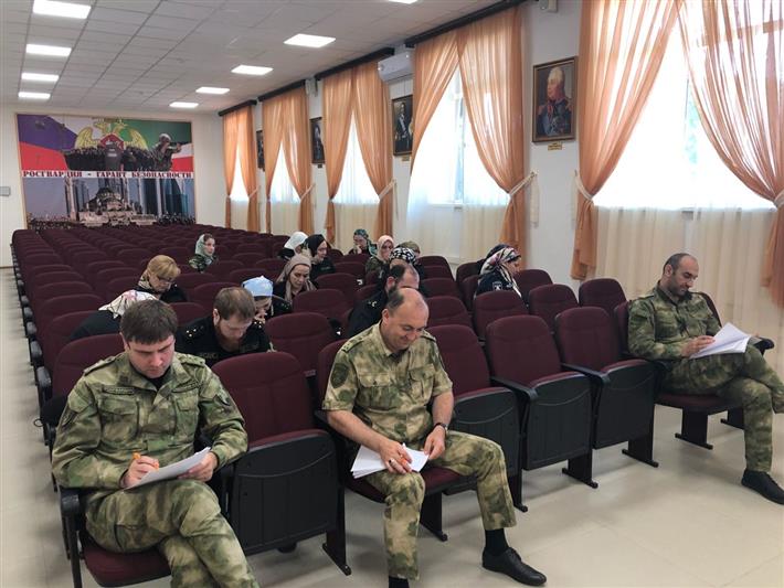 В Управлении Росгвардии по Чеченской Республике прошел смотр-конкурс профессионального мастерства психологов 