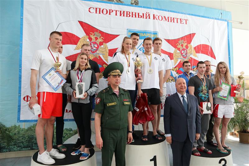Завершился чемпионат Росгвардии по плаванию