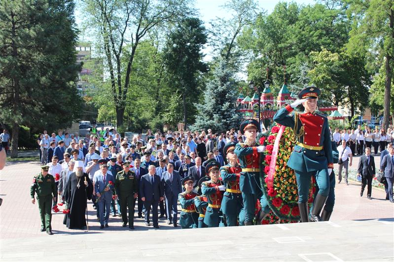 Южный округ Росгвардии присоединился к акции «Свеча памяти» (фото, видео)