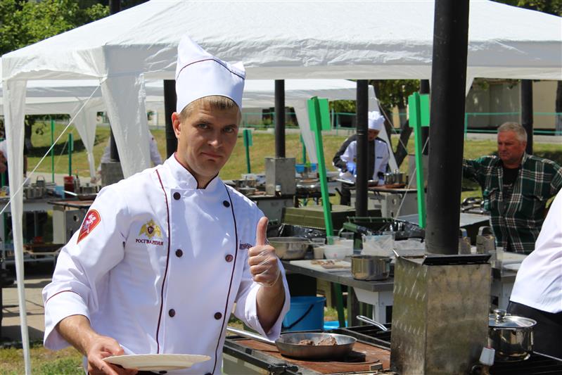 Команда Росгвардии стала призером конкурса «Полевая кухня»