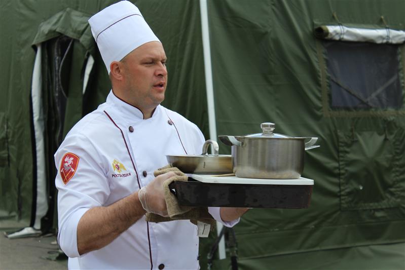 Команда Росгвардии стала призером конкурса «Полевая кухня»
