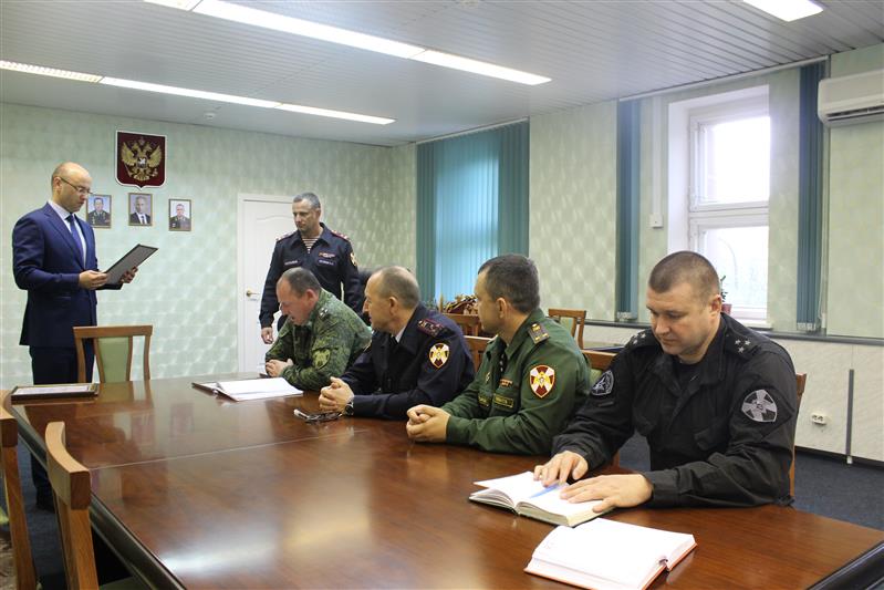 Главный федеральный инспектор по Республике Карелия встретился с офицерами Росгвардии