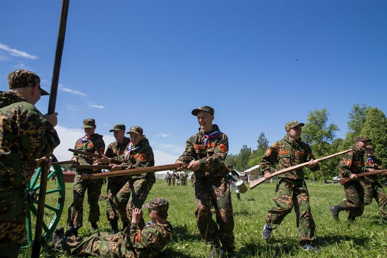 Детско-юношеский военно-патриотический лагерь «Ратники Отечества. Бородино-2018»