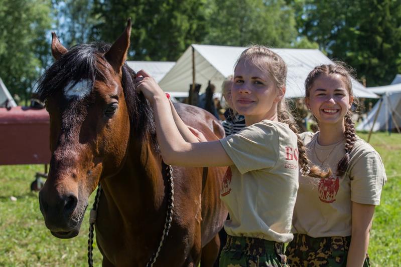 Детско-юношеский военно-патриотический лагерь «Ратники Отечества. Бородино-2018»