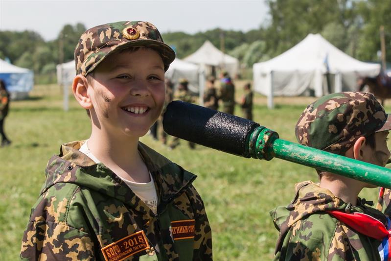 Детско-юношеский военно-патриотический лагерь «Ратники Отечества. Бородино-2018»