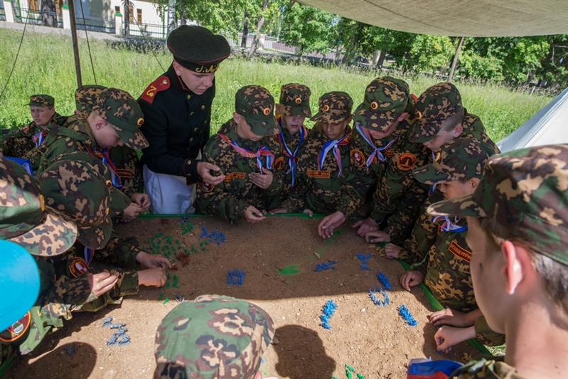 Детско-юношеский военно-патриотический лагерь «Ратники Отечества. Бородино-2018»