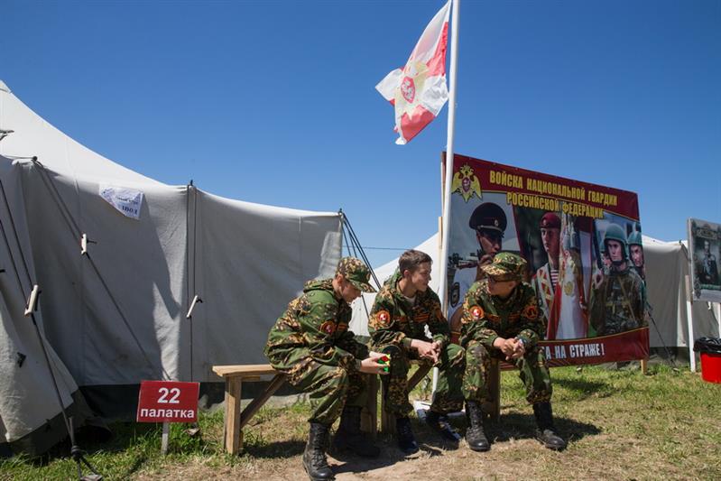 Детско-юношеский военно-патриотический лагерь «Ратники Отечества. Бородино-2018»