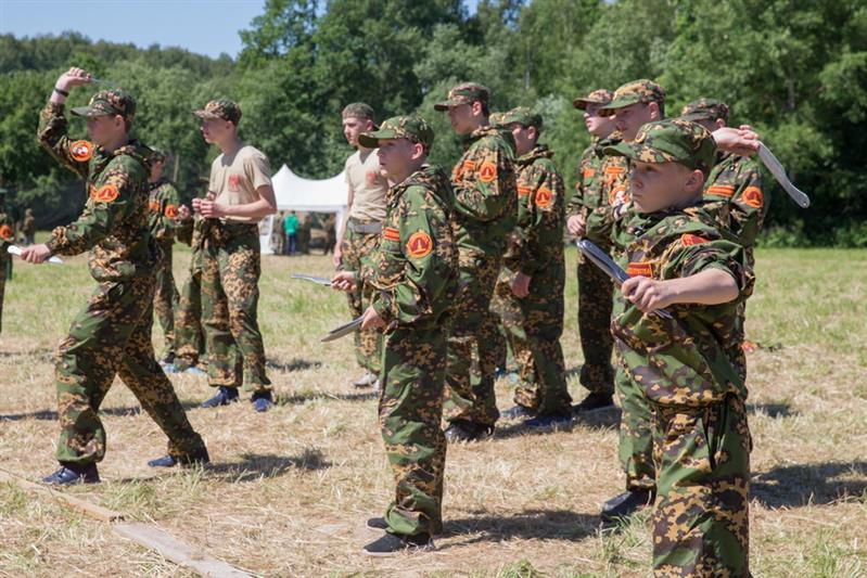Детско-юношеский военно-патриотический лагерь «Ратники Отечества. Бородино-2018»