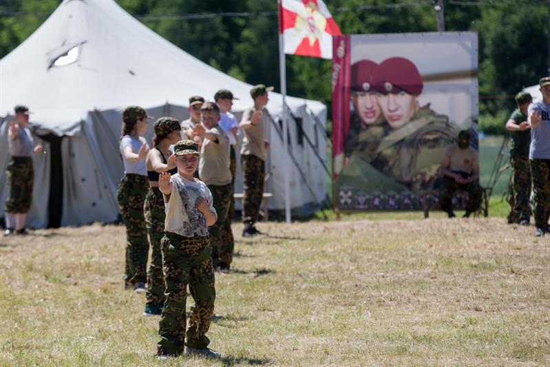 Детско-юношеский военно-патриотический лагерь «Ратники Отечества. Бородино-2018»