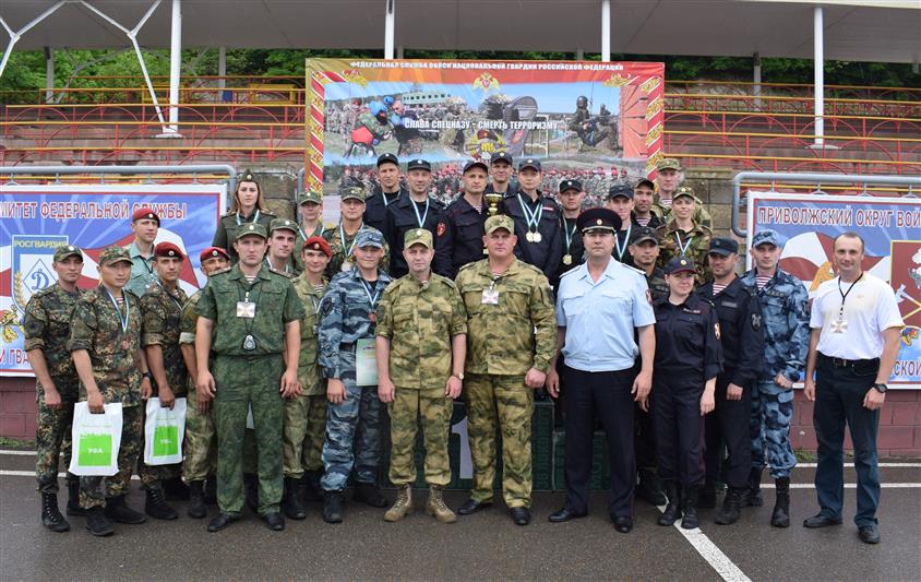 В Уфе состоялся чемпионат Приволжского округа Росгвардии по служебному биатлону