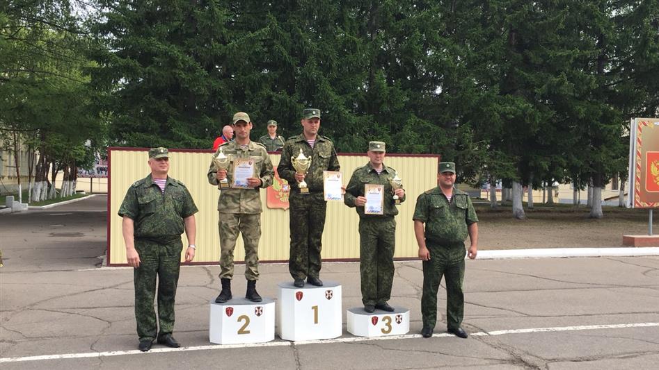 Спортсмены Красноярского соединения стали победителями  чемпионата Сибирского округа по служебному биатлону