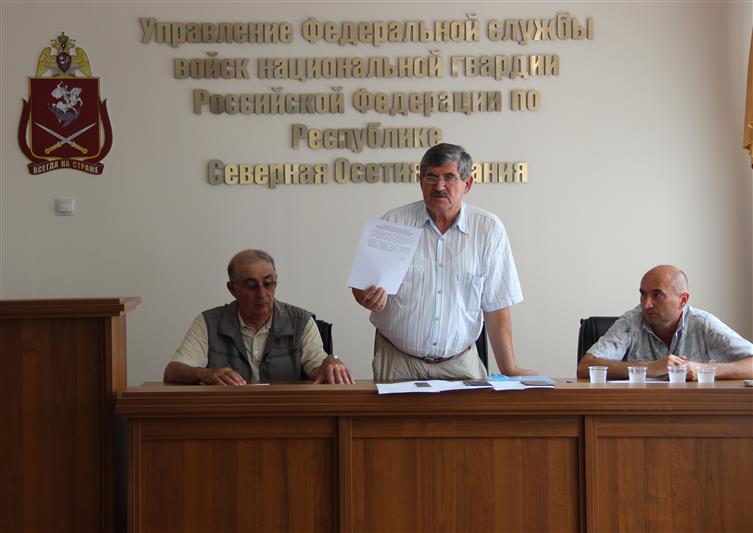 В Северной Осетии избрали председателя республиканского совета ветеранов Росгвардии 