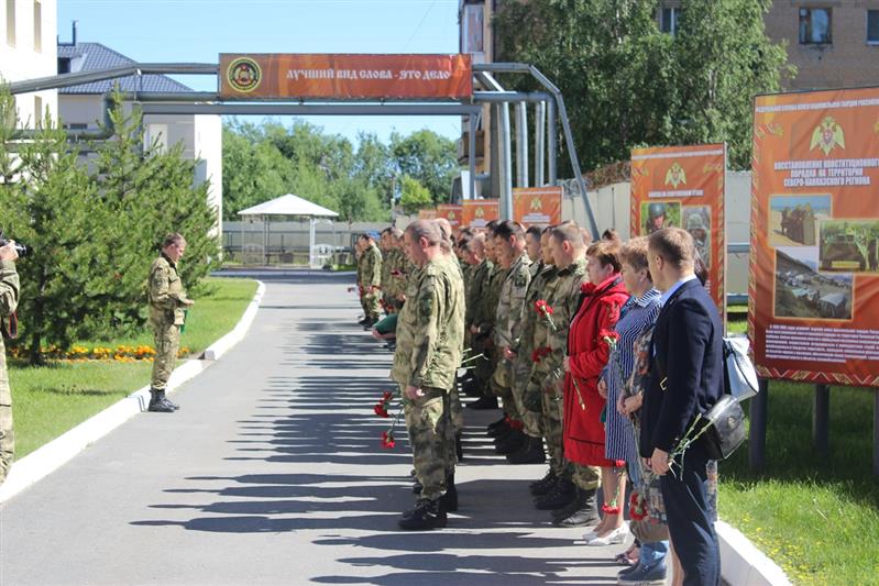 Военнослужащие отряда специального назначения «Ратник» отметили 16-ю годовщину сформирования воинской части