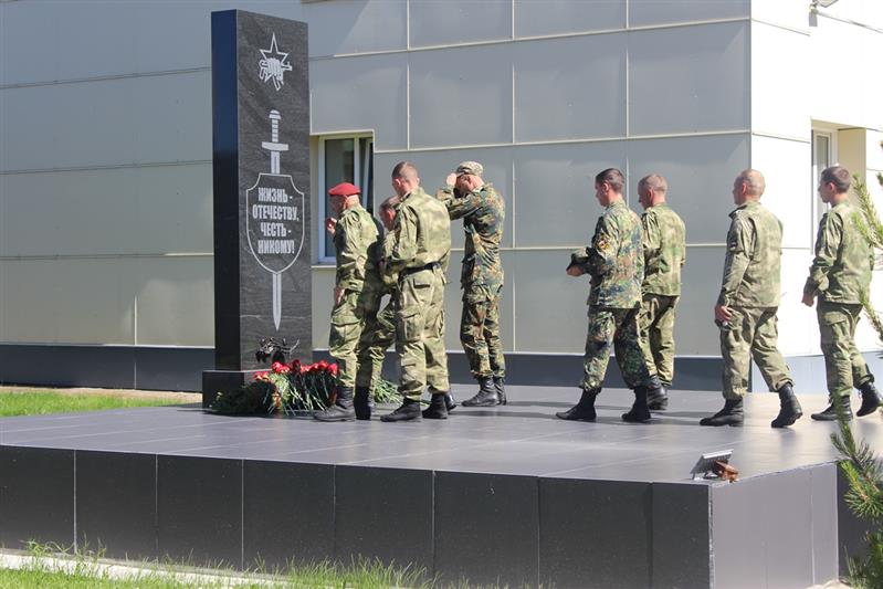 Военнослужащие отряда специального назначения «Ратник» отметили 16-ю годовщину сформирования воинской части