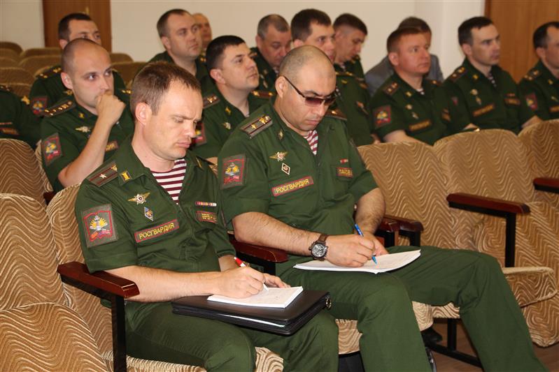 В Главном управлении Росгвардии по Московской области состоялись занятия со слушателями Военного университета Минобороны