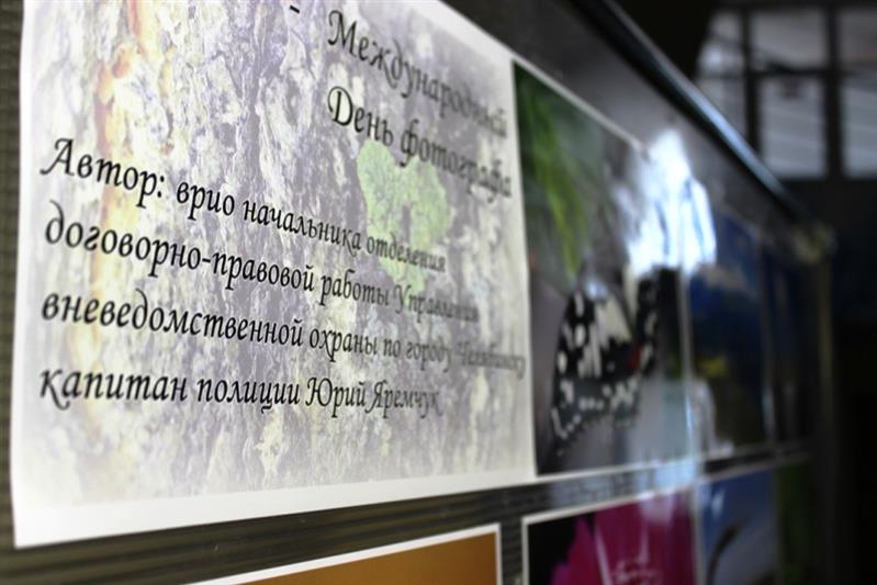 В Международный день фотографа в Челябинске открылась персональная выставка фоторабот офицера Росгвардии