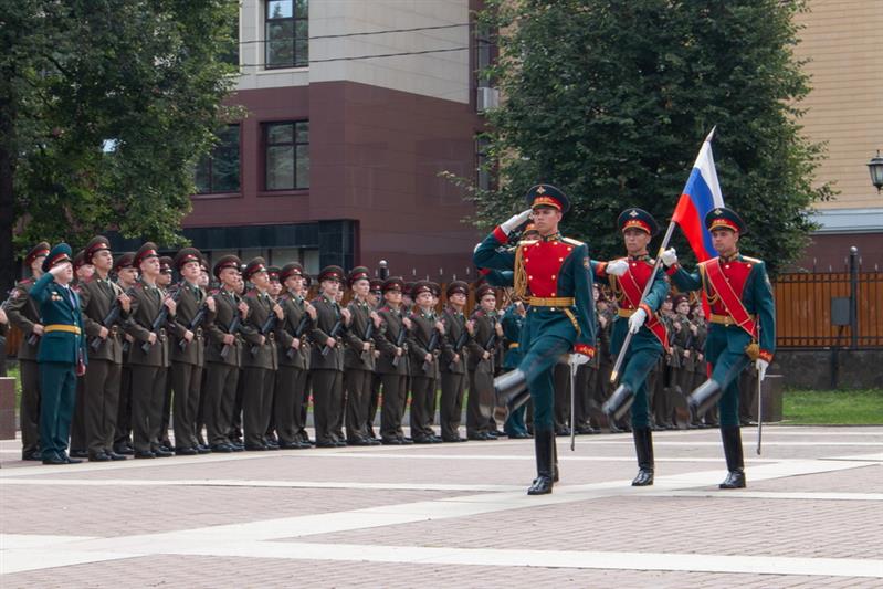 Новобранцы центральной войсковой комендатуры