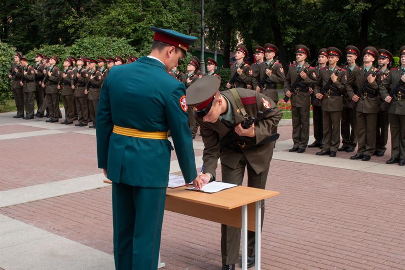 Новобранцы центральной войсковой комендатуры