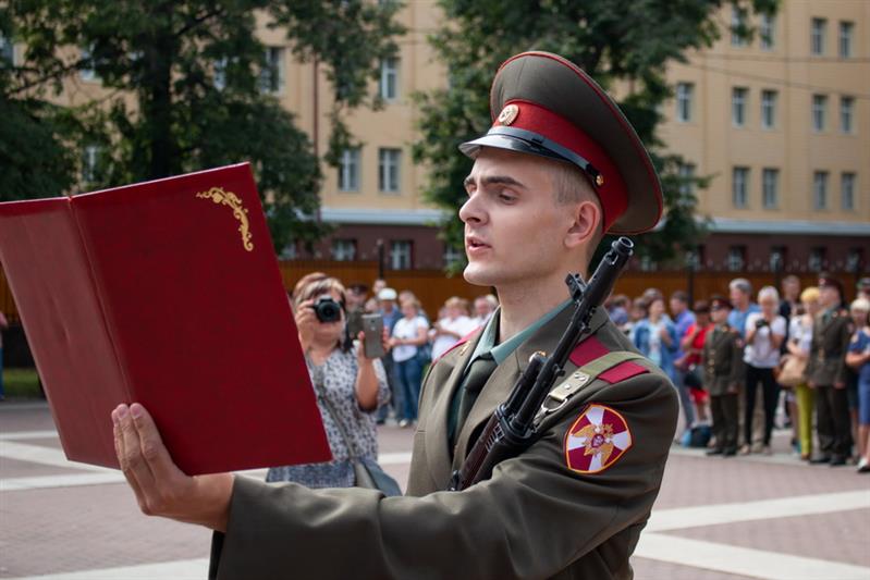 Новобранцы центральной войсковой комендатуры