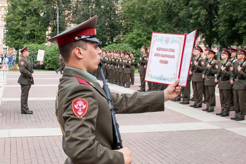 Новобранцы центральной войсковой комендатуры