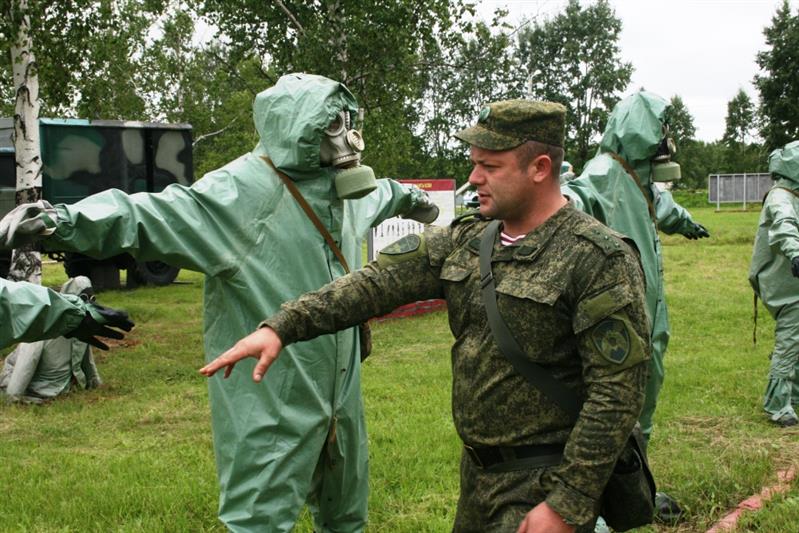 В Хабаровске прошел учебный сбор специалистов по ведению РХБ-разведки