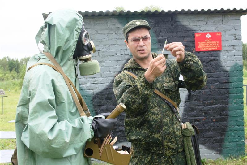 В Хабаровске прошел учебный сбор специалистов по ведению РХБ-разведки