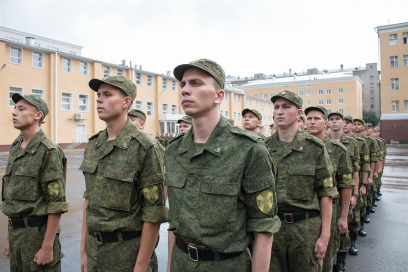 Новобранцы центральной войсковой комендатуры