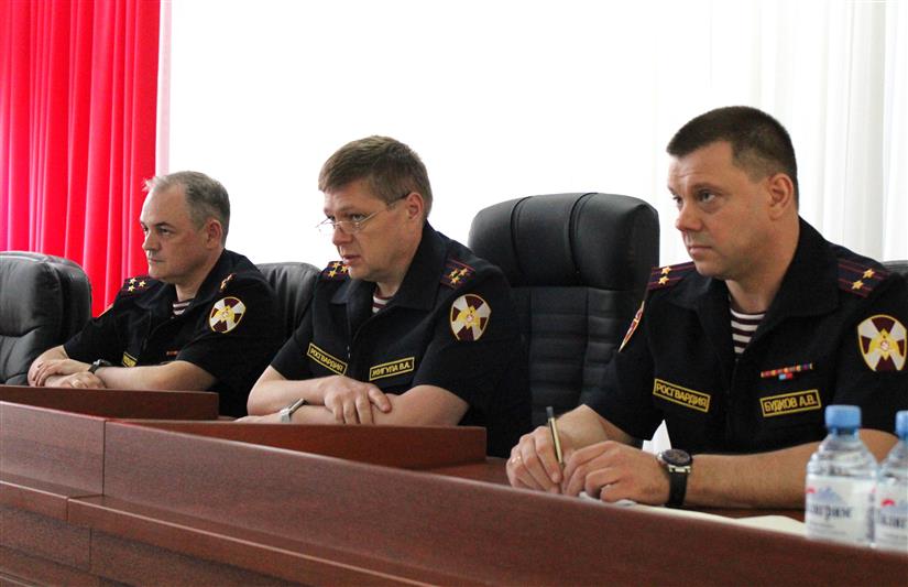 В Управлении вневедомственной охраны по Ростовской области состоялось подведение итогов за первую половину 2018 года