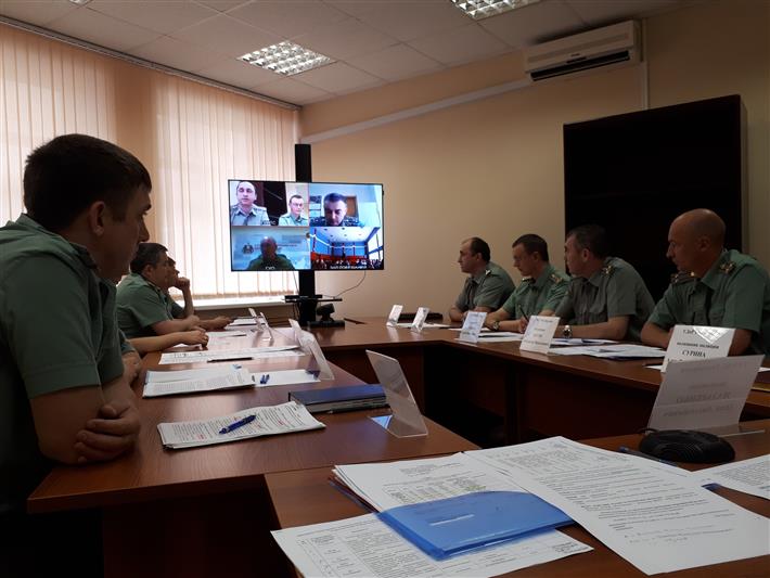 Представители центрального аппарата ответили на вопросы сотрудников Управления Росгвардии по Республике Дагестан 
