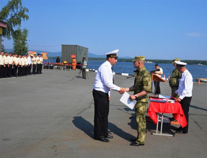 В морском отряде Уральского округа Росгвардии отпраздновали День ВМФ России