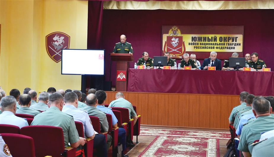Подведены итоги служебно-боевой деятельности личного состава Южного округа Росгвардии за первую половину 2018 года