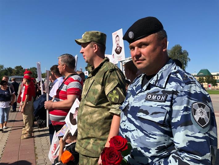 Костромские росгвардейцы обеспечили общественную безопасность во время празднования Дня города (фото, видео)
