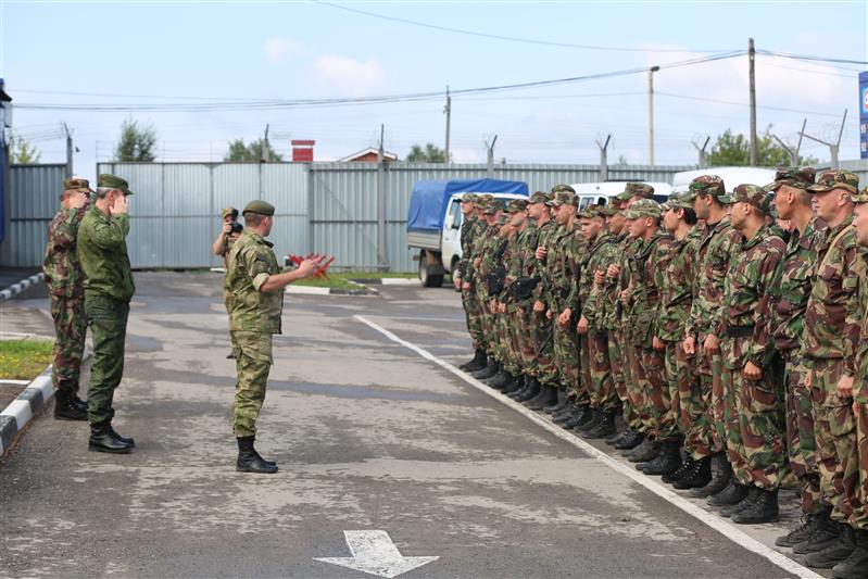 Тульский СОБР и белгородский ОМОН вернулись из служебной командировки (фото, видео)