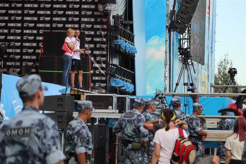Военнослужащие и сотрудники Центрального округа Росгвардии обеспечили правопорядок во время проведения музыкального фестиваля «Нашествие»